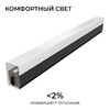 Миниатюра фото накладной линейный светодиодный светильник apeyron 30-57 | 220svet.ru