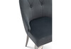 Миниатюра фото стул woodville viki dark grey / steel 15386 | 220svet.ru