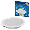 Миниатюра фото встраиваемый светодиодный светильник volpe ulm-q237 24w/6500k white ul-00013166 | 220svet.ru