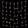 Миниатюра фото гирлянда занавес 1 x 9 м экстра тепло-белый 220в, 900 led, провод черный пвх, ip54 ltc pcl901-11-2eww | 220svet.ru