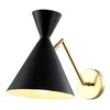 Миниатюра фото спот crystal lux joven joven ap1 gold/black | 220svet.ru
