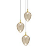 Миниатюра фото подвесной светодиодный светильник delight collection md24001012-3a brass/champagne | 220svet.ru