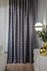 Миниатюра фото портьера голубая garda decor 121gd-ton09-port gol | 220svet.ru