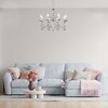 Миниатюра фото подвесная люстра escada shine 678/8pl chrome | 220svet.ru