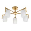 Миниатюра фото потолочная люстра escada style 1142/5p gold | 220svet.ru