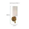Миниатюра фото бра delight collection mt8865-1w brass | 220svet.ru