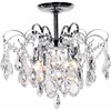 Миниатюра фото потолочная люстра escada 1113/4pl chrome | 220svet.ru