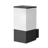 Миниатюра фото уличный настенный светильник arte lamp plate a3710al-1bk | 220svet.ru