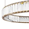 Миниатюра фото подвесной светильник loft it crystal ring 10135/3 gold | 220svet.ru