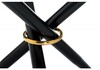 Миниатюра фото стол стеклянный rock white / black | 220svet.ru