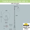 Миниатюра фото парковый фонарь fumagalli tabor adam/globe 400 1l g40.205.m10.aye27 | 220svet.ru