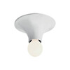 Миниатюра фото настенный/потолочный светильник teti white artemide | 220svet.ru