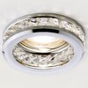 Миниатюра фото встраиваемый светильник ambrella light crystal k105 cl/ch | 220svet.ru