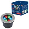 Миниатюра фото ландшафтный светодиодный светильник (ul-00006821) uniel ulu-b11a-6w/rgb ip67 grey | 220svet.ru