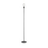 Миниатюра фото торшер ideal lux microphone pt1 nero | 220svet.ru