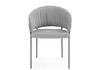 Миниатюра фото стул на металлокаркасе woodville лео серый brendy monsoon 22 / серый 633132 | 220svet.ru