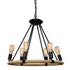 Миниатюра фото подвесная люстра loft it rope filament loft1861/6 | 220svet.ru