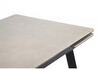 Миниатюра фото керамический стол раскладной 120(180)х80 woodville норман carmen light grey / черный 622887 | 220svet.ru