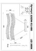 Миниатюра фото подвесная светодиодная люстра garda decor 62gdw-913-800 | 220svet.ru