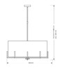 Миниатюра фото подвесная люстра kutek mood nemi nem-zwd-5(n) | 220svet.ru