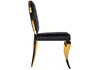 Миниатюра фото обеденная группа woodville вандер black / gold 599481 | 220svet.ru