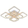 Миниатюра фото потолочная светодиодная люстра profit light 8010/4+4 wht | 220svet.ru