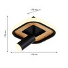 Миниатюра фото потолочный светодиодный светильник f-promo olika 4439-1c | 220svet.ru