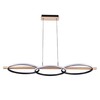 Миниатюра фото подвесная светодиодная люстра с пультом ду arte lamp fluido a3913sp-24bk | 220svet.ru