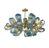 Миниатюра фото потолочная люстра на штанге inodesign mirabelle blue 44.7310 | 220svet.ru