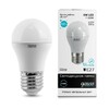 Миниатюра фото лампа cветодиодная e27 6w 4100k шар матовый 53226 | 220svet.ru