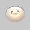 Миниатюра фото встраиваемый светодиодный светильник maytoni round dl058-12w3k-w | 220svet.ru