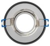 Миниатюра фото светильник встраиваемый декоративный эра dk100 bk под лампу mr16 gu5.3 черный б0055589 | 220svet.ru