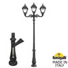 Миниатюра фото парковый фонарь fumagalli nebo adam/simon 2l+1 u33.202.m21.ayh27 | 220svet.ru