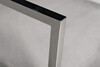Миниатюра фото стул полубарный велюр серый/хром garda decor 76ar-60337 | 220svet.ru