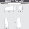 Миниатюра фото фасадный светильник fumagalli mamete square  1a3.000.000.wxz1l | 220svet.ru