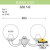 Миниатюра фото светильник уличный настенный fumagalli mirra/g300 g30.142.000.bzf1r | 220svet.ru