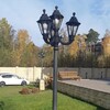 Миниатюра фото парковый фонарь fumagalli tabor ofir/rut 3l+1 e26.205.r31.axf1r | 220svet.ru