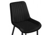 Миниатюра фото стул seda 1 black / gold / black | 220svet.ru