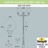 Миниатюра фото парковый фонарь fumagalli tabor adam/globe 400 2l g40.205.m30.aye27 | 220svet.ru