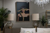 Миниатюра фото холст garda decor 89vor-girl/snake-1 | 220svet.ru