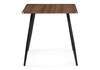 Миниатюра фото стол деревянный woodville кангас 120х80х77 орех кантри / черный 533164 | 220svet.ru
