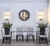 Миниатюра фото стол обеденный garda decor gy-dt06ss хром | 220svet.ru