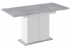 Миниатюра фото стол деревянный раскладной woodville carla белый / цемент светлый 629332 | 220svet.ru