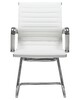 Миниатюра фото офисное кресло для посетителей dobrin cody lmr-102n-n_ch-m_el-white-11434 | 220svet.ru