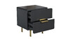 Миниатюра фото тумбочка серая garda decor 40ad-cb0005a | 220svet.ru