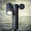 Миниатюра фото грунтовый светильник kanlux usti sp 2x7 gr 36560 | 220svet.ru