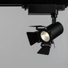 Миниатюра фото трековый однофазный светильник arte lamp falena a6709pl-1bk | 220svet.ru
