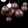 Миниатюра фото подвесной светильник loft it ginger 10161 dark wood | 220svet.ru