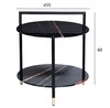 Миниатюра фото стол журнальный garda decor 30b-871 bl | 220svet.ru