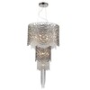 Миниатюра фото подвесной светильник crystal lux hauberk sp-pl8+4 | 220svet.ru
